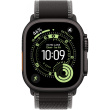 Apple Watch Ultra 3 Titanium Cellular 49mm Schwarz (Trail Loop schwarz/kohlegrau) M/L