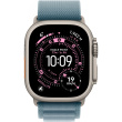 Apple Watch Ultra 3 Titanium Cellular 49mm Natur (Alpine Loop hellblau) Large