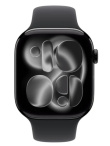 Apple Watch Series 11 GPS 46mm Jet Must Aluminium Case with Must Sport Band - S/M
