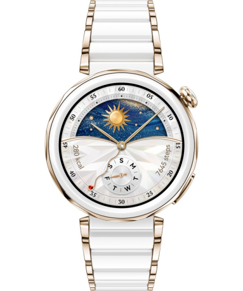 Huawei WATCH GT 5 Pro 42mm Jana-B29C | Smart watch | GPS (satellite) | AMOLED | 1.32 inches | Ceramic Valge
