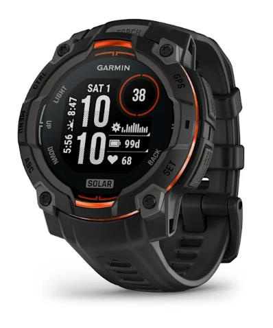 SMARTWATCH INSTINCT 3 SOLAR/Must/BLK 010-02934-00 GARMIN