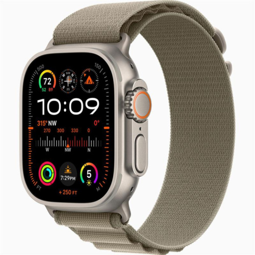 Apple Watch Ultra 2, 49 mm, Alpine Loop, Small, roheline - Nutikell / MREX3EL/A