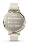 Garmin Lily 2 Active 38 mm Digital 240 x 201 pixels Touchscreen Beige GPS (satellite)