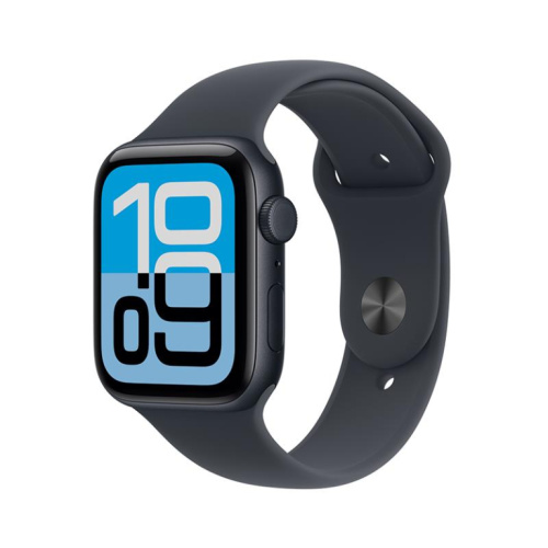 Apple Watch SE 3, 40 mm, GPS + Cellular, sport band, S/M, must alumiinium / must - Nutikell / MEP94ET/A