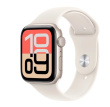 Apple Watch SE 3 GPS 44mm Starlight Aluminium Case with Starlight Sport Band - M/L