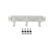 Lanberg Cable organizer 10 inches with 3 metal holders TYPE B grey