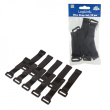 LogiLink Cable Organizer, Velcro, 15cm, 10pcs black