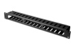 Digitus Cable Management 19 inches black 1U dukt W/40xG/70 (RAL 9005)