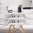 Maclean Under-desk cable organizer, MC-102W