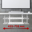 Maclean Under-desk cable organizer, MC-102W