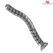 Maclean Organizer grille cables to the desk MC-768 S silver