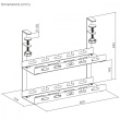 Maclean Under desk cable organizer, MC-104 B