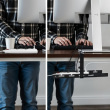 Maclean Under-desk cable organizer, MC-105 B