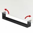 Maclean Maclean compact under- desk organizer MC-107 B