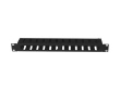 Lanberg Cable organizer 19 inches 1U with type A cover Must