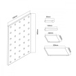 Maclean Wooden board organizer MC-130 WD
