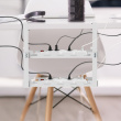Maclean Under-desk cable organizer, MC-104W