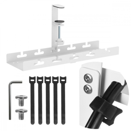 Maclean Under-desk cable organizer, MC-105W