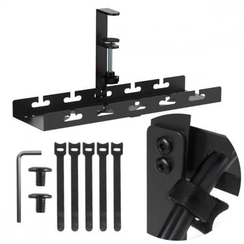 Maclean Under-desk cable organizer, MC-105 B