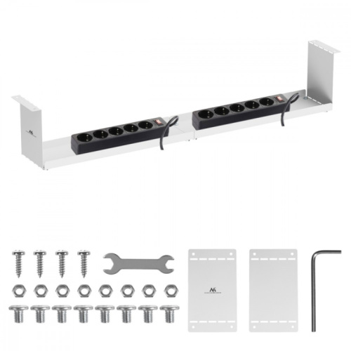 Maclean Maclean compact under-d esk organizer MC-107 W