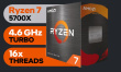 Datagate PC (Ryzen-02) AMD Ryzen 7 5700X 8Core 16Threads 3.4(4.6)GHz/32GB/1TB NVMe 4.0 SSD/RX 7600 8GB D6/PSU 80+/WiFi 6 +BT5.X/3YW