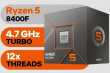 Datagate PC (ZEN) AMD Ryzen 5 8400F 6Core 12Threads 4.2(4.7)GHz/32GB-5200/1TB NVMe 4.0 SSD/RX 7600 8GB D6/PSU 80+/WiFi 6 +BT5.X/3YW
