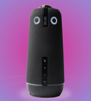 Meeting Owl 4+ Smart Video Conference Camera, 360 Degree, 4K Ultra HD, 64 megapixels, Microphone, and Speaker (Automatic Speaker Focus & Smart Meeting Room Enabled) 