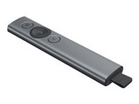 LOGITECH Spotlight Presentation remote control 3 buttons slate