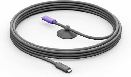 Logitech 952-000195 USB cable USB 3.2 Gen 2 (3.1 Gen 2) 5 m USB C Graphite, Violet