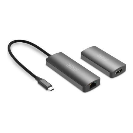 Digitus 4K Video Extender (USB-C - HDMI), 30 m | DS-55343 | Black