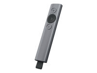 LOGITECH Spotlight Plus Presentation remote control 3 buttons slate