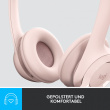 LOGITECH H390 Kõrvaklapid mikrofoniga on-ear wired USB-A rose 341950