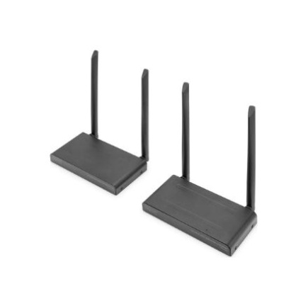 Digitus 4K Wireless HDMI KVM Extender Set, 150 m | DS-55328 | Must