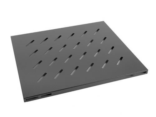 Lanberg 19'' Fixed Rack Shelf 1U 465x500mm black