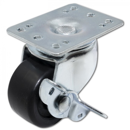 Qoltec Castors with brake for RACK 19inches, 4pcs
