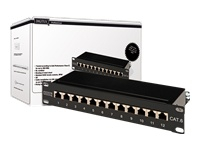 DIGITUS Patch Panel 10inch Cat6 12-Port shielded 10Inch