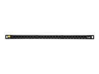 NETRACK 104-11 Netrack patch panel 19 24-ports cat. 6 UTP, 0,5U, with shelf