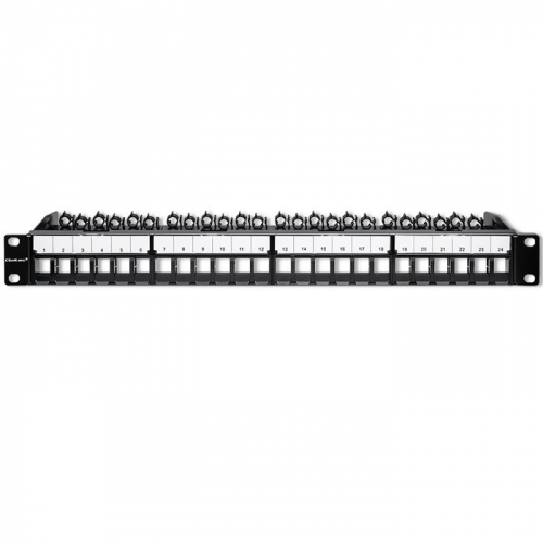 Qoltec Patch panel for 19inches RACK,24ports,1U,UTP