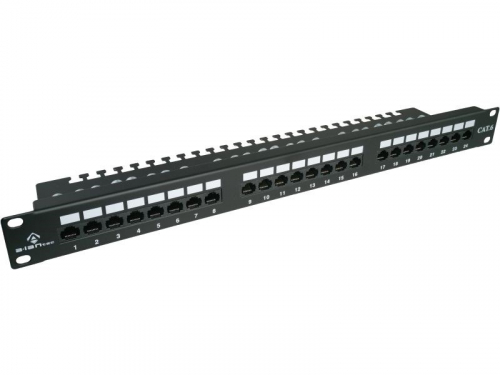 Alantec PK001 UTP cat.6 patch panel, 24 LSA ports with 1U 19