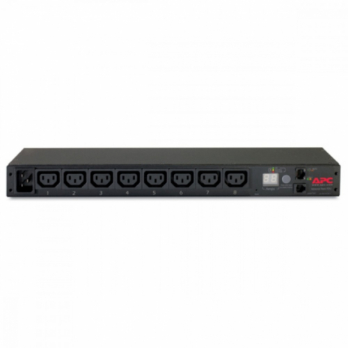 APC Rack PDU, Metered, 1U, 16A, 208/230V, (8) C13 AP7821B