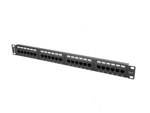 Lanberg Patch Panel 24 Port 1U Cat.6 black