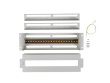 Lanberg Voltage distribution panel 3U 19 inches with DIN ts-35 rail, grey