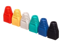 NETRACK 105-86 Netrack boot for RJ45 8p plug colour mix (100 pcs.)