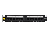 NETRACK 104-16 Netrack patch panel 10 12-ports cat. 6 UTP