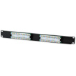 Techly Patch panel 1U UTP 16xR J45 Cat.5e, black