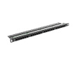 Lanberg Patch Panel 24 Port 0.5U Cat.5E black