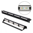Extralink Patchpanel 24 ports cat5e UTP V2