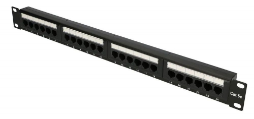 Extralink Patchpanel 24 ports cat5e UTP V2