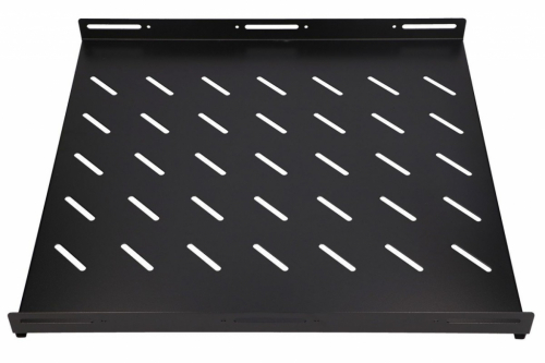 Extralink Shelf 1U 500mm black 19-inches