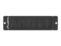 LANBERG AK-1104-B Lanberg cable entry brush panel 10, black